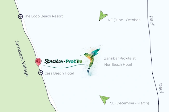 Zanzibar ProKite Location and South East Coast conditions